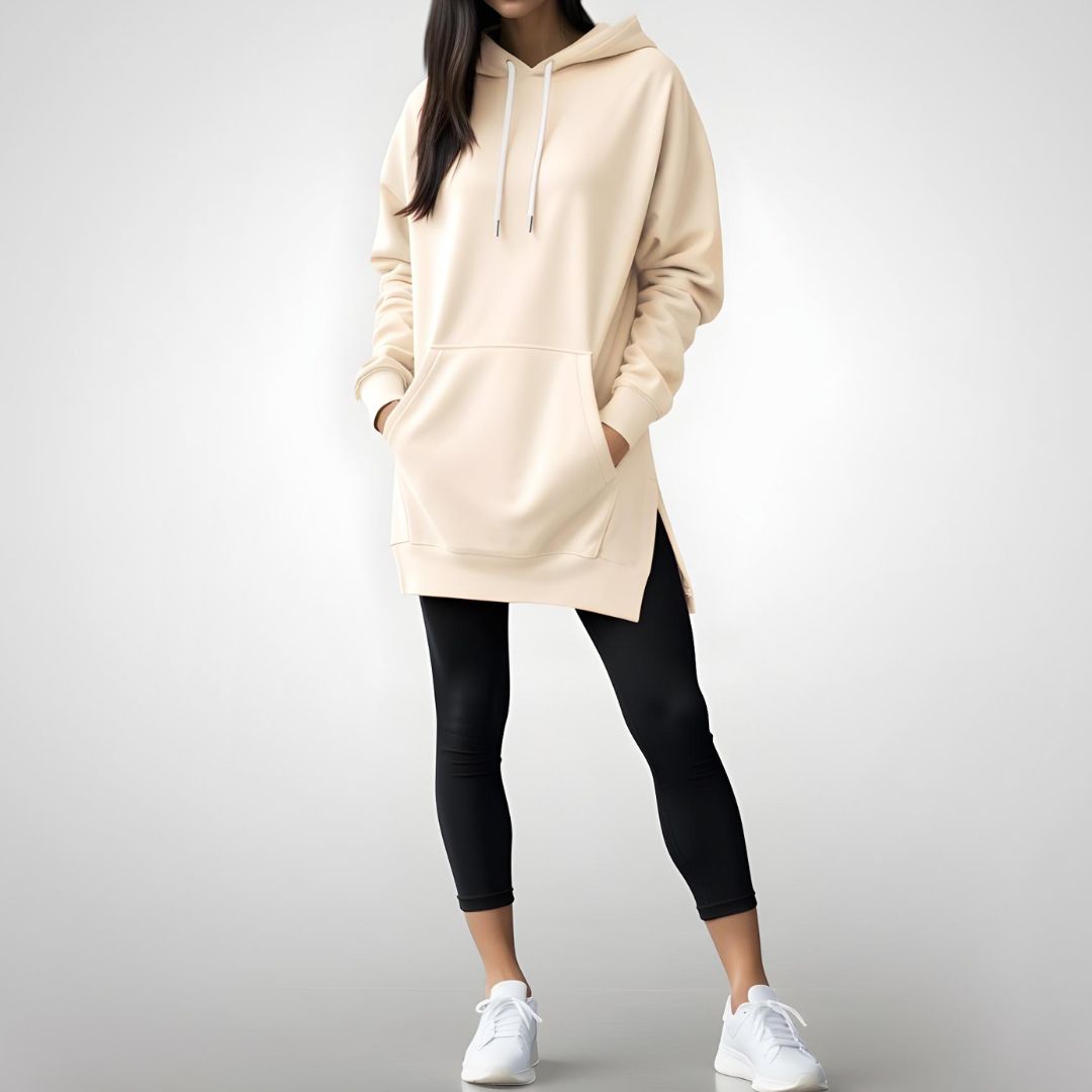 Oversized Hoodie Denim Dresses