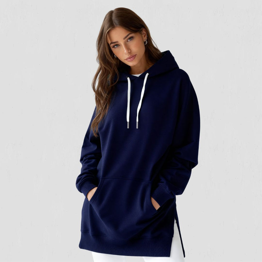 Warmy Oversized Hoodie Dress – Ultra-Soft Fleece Sweatshirt Dress for