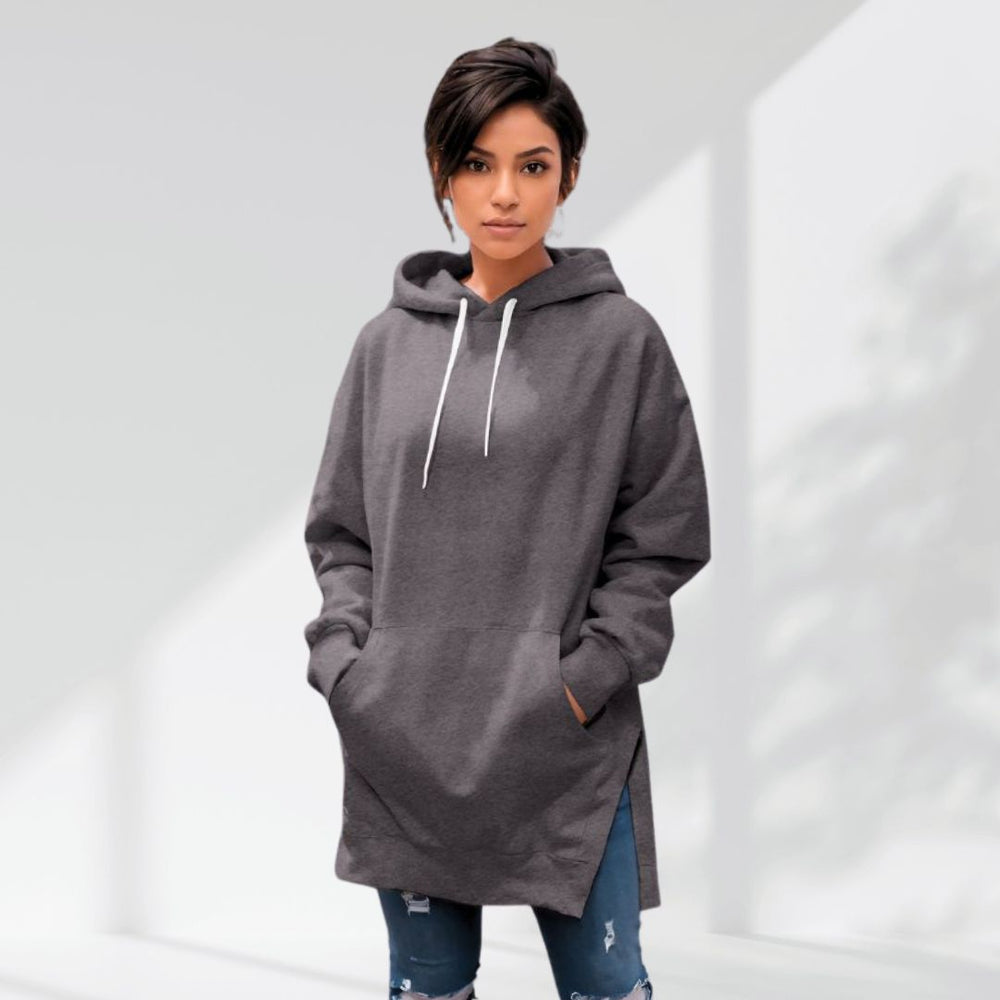 Warmy Oversized Hoodie Dress – Ultra-Soft Fleece Sweatshirt Dress for