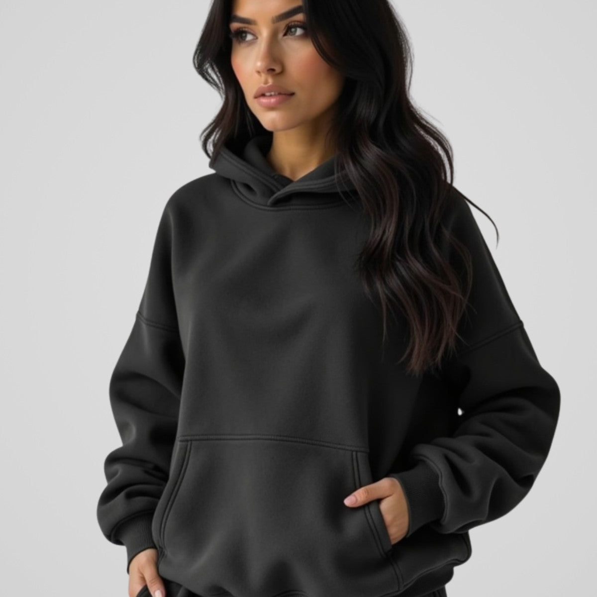 the warmy oversized hoodie dress Women's Hoodie Dress