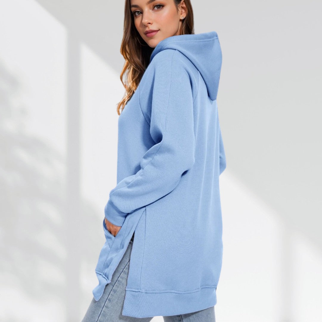 Warmy Oversized Hoodie Dress – Ultra-Soft Fleece Sweatshirt Dress for