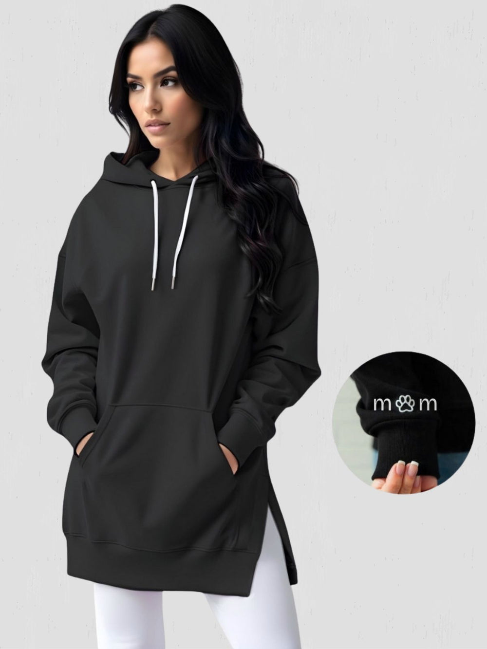 Warmy Oversized Hoodie Dress – Ultra-Soft Fleece Sweatshirt Dress for