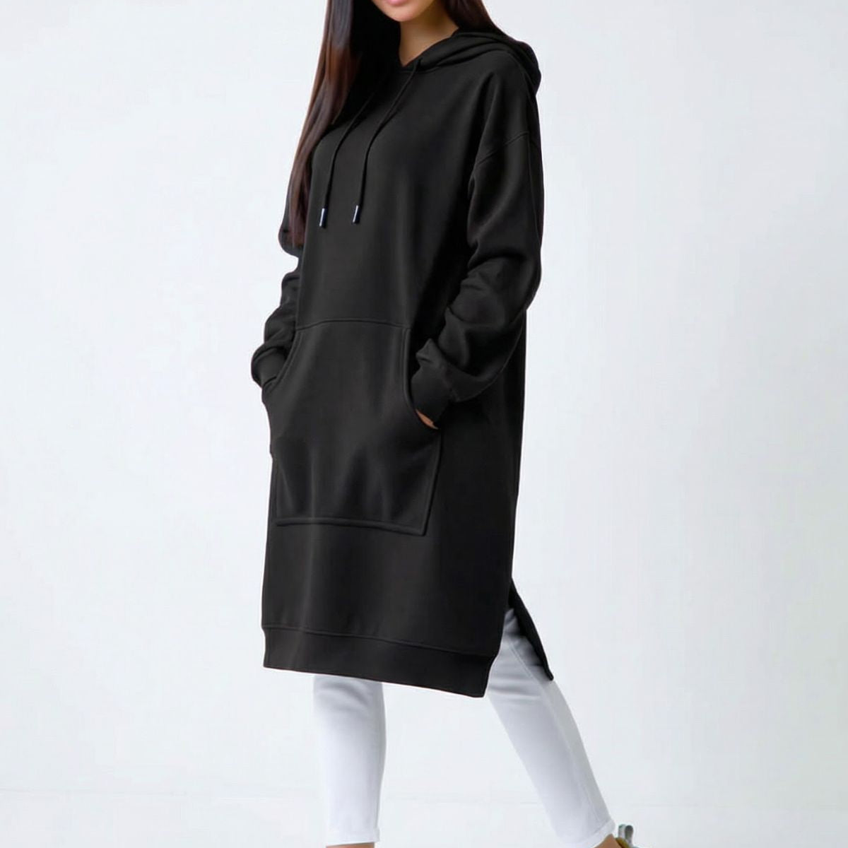 the warmy oversized hoodie dress Women's it is very versatile and can be easily matched Oversized Hoodie Jacket 2x Womens