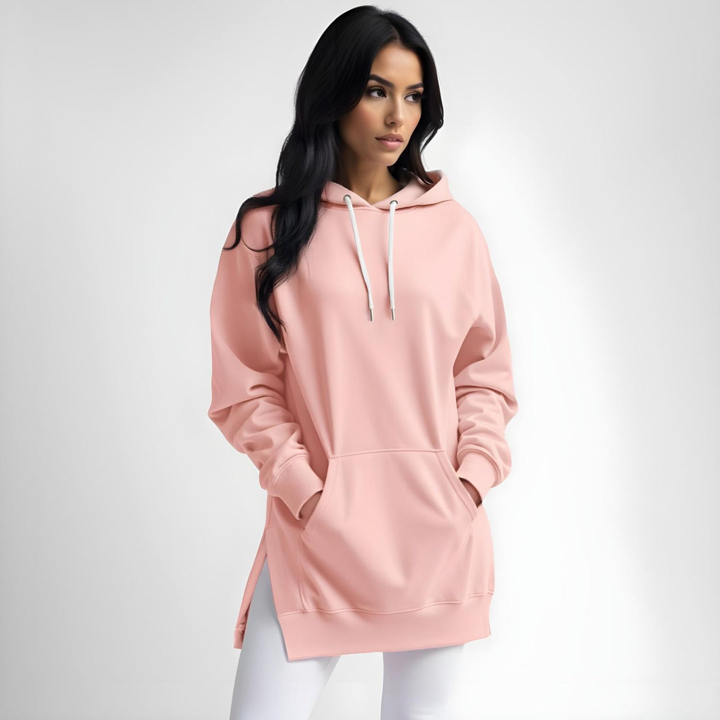 Women's Hoodie Dress - Tacos Are Foreplay (Black Logo) main image 0