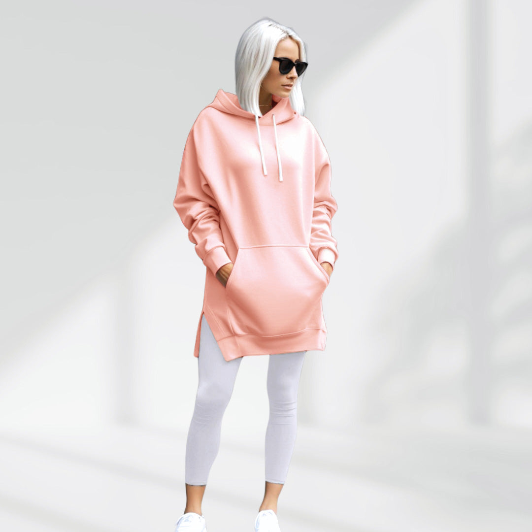 Übergroßes Hoodie-Kleid